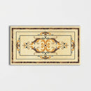 Rectangular Aluminum Backed Multi Finish Davinci Marble Medallions 3x5
