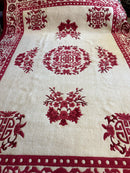 Red & Beige Chinese Art Deco Style Rug 11 x 15