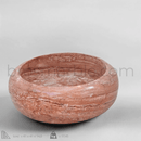 Red Travertine Vessel Sink