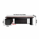 Colmar · Modern L-Shaped Executive Desk