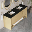 James Martin Marigot 72" Double Bathroom Vanity, Sunwashed Oak