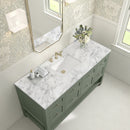 James Martin Breckenridge 60" Single Bathroom Vanity, Smokey Celadon