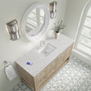 James Martin Breckenridge 60" Single Bathroom Vanity, Whitewashed Oak
