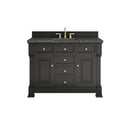 James Martin Brookfield 48" Single Bathroom Vanity, Black Onyx
