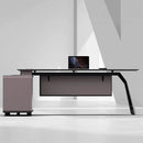 Zyner · Luxury L-Shaped Executive Desk