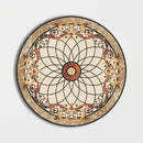 Round Aluminum Backed Multi Finish Aptus Marble Medallions 48