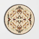 Round Aluminum Backed Multi Finish Grace Marble Medallions 48