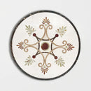 Round Aluminum Backed Multi Finish Mystic View Marble Medallions 36
