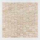 Royal Beige Honed 5/8x3 Marble Mosaics 12x12
