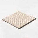 Royal Beige Honed 5/8x3 Marble Mosaics 12x12