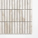 Royal Beige Honed Straight Sticks 5/8x3 Marble Mosaics 11 1/4x12 15/16