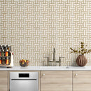 Royal Beige Polished Thin Basket Marble Mosaics 12x12