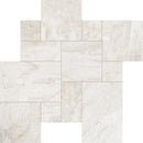 Royal Beige Renaissance Marble Pavers Versailles Pattern