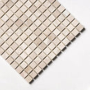 Royal Beige Tumbled 1x1 Marble Mosaics 12x12