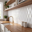 Royal Whi Glo Longest Hexagon 3x7 7/8x3/8