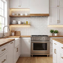 Royal White Glossy Meshed Ceramic Mosaics 12x12