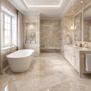 Royal Beige Polished Marble Tiles 18x18