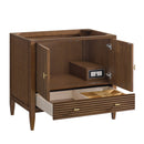 James Martin Myrrin 36" Single Bathroom Vanity, Mid-Century Walnut