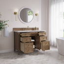 James Martin Brittany 48" Single Bathroom Vanity, Pecan