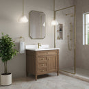 James Martin Brittany 36" Single Bathroom Vanity, Pecan