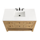 James Martin Breckenridge 48" Single Bathroom Vanity, Light Natural Oak