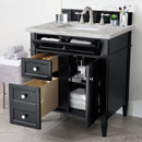 James Martin Brittany 30" Single Bathroom Vanity, Black Onyx