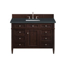 James Martin Brittany 48" Single Bathroom Vanity, Burnished Mahogany