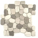 Rustic Birch Natural Pebble Mosaics 12x12