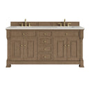 James Martin Brookfield 72" Double Bathroom Vanity, Pecan
