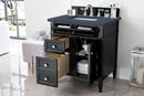 James Martin Brittany 30" Single Bathroom Vanity, Black Onyx