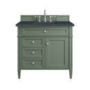 James Martin Brittany 36" Single Bathroom Vanity, Smokey Celadon