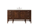 James Martin Addison 60" Single Bathroom Vanity, Mid-Century Acacia