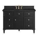 James Martin Lorelai 48" Single Bathroom Vanity, Black Onyx