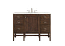 James Martin Addison 48" Single Bathroom Vanity, Mid-Century Acacia