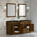 James Martin Bellshire 72" Double Bathroom Vanity, Honey Oak