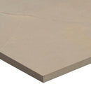 sande cream polished porcelain floor and wall tile msi collection NSANCRE1224P product shot one tile profile view