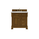 James Martin Brookfield 36" Single Bathroom Vanity, Honey Oak