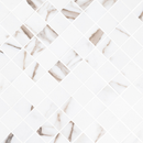 savoy crema 2x2 matte porcelain NSAVCRE2X2 mosaic tile  msi collection product shot angle view
