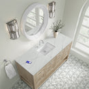 James Martin Breckenridge 60" Single Bathroom Vanity, Whitewashed Oak