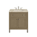 James Martin Chicago 30" Single Bathroom Vanity, Walnut Whisper