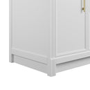 James Martin Bellshire 96" Double Bathroom Vanity, Bright White