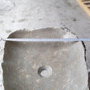 Seagrass Fossil Limestone Rustic Natural Stone Vessel Sink (W)18" (L)22" (H)5"