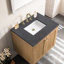 James Martin Laurent 30" Dual Mount Single Bathroom Vanity, Light Natural Oak