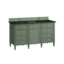James Martin Brittany 60" Single Bathroom Vanity, Smokey Celadon