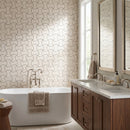 Shell Stone Limestone Fusion Design on 12" x 12" Mesh Mosaic Tile