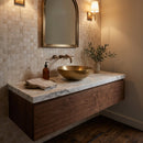 Shell Stone Limestone 2"x2" Honed on 12" x 12" Mesh Mosaic Tile