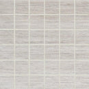 Silver Matte 2x2 Fabric Look Porcelain Mosaics 12x12