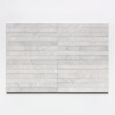 Silver Horizon Fine Textured Plank Marble Tiles 1 9/16x18