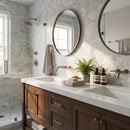 Solto White Marble 2"x4" Brick Honed on 12" x 12" Mesh Mosaic Tile