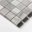 Silver Sky Honed 1x1 Marble Mosaics 12x12